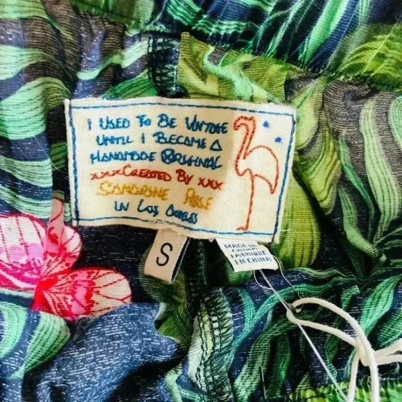 Free People Sandrine Rose Bush Pants Size Small NWT $158 - Picture 7 of 13